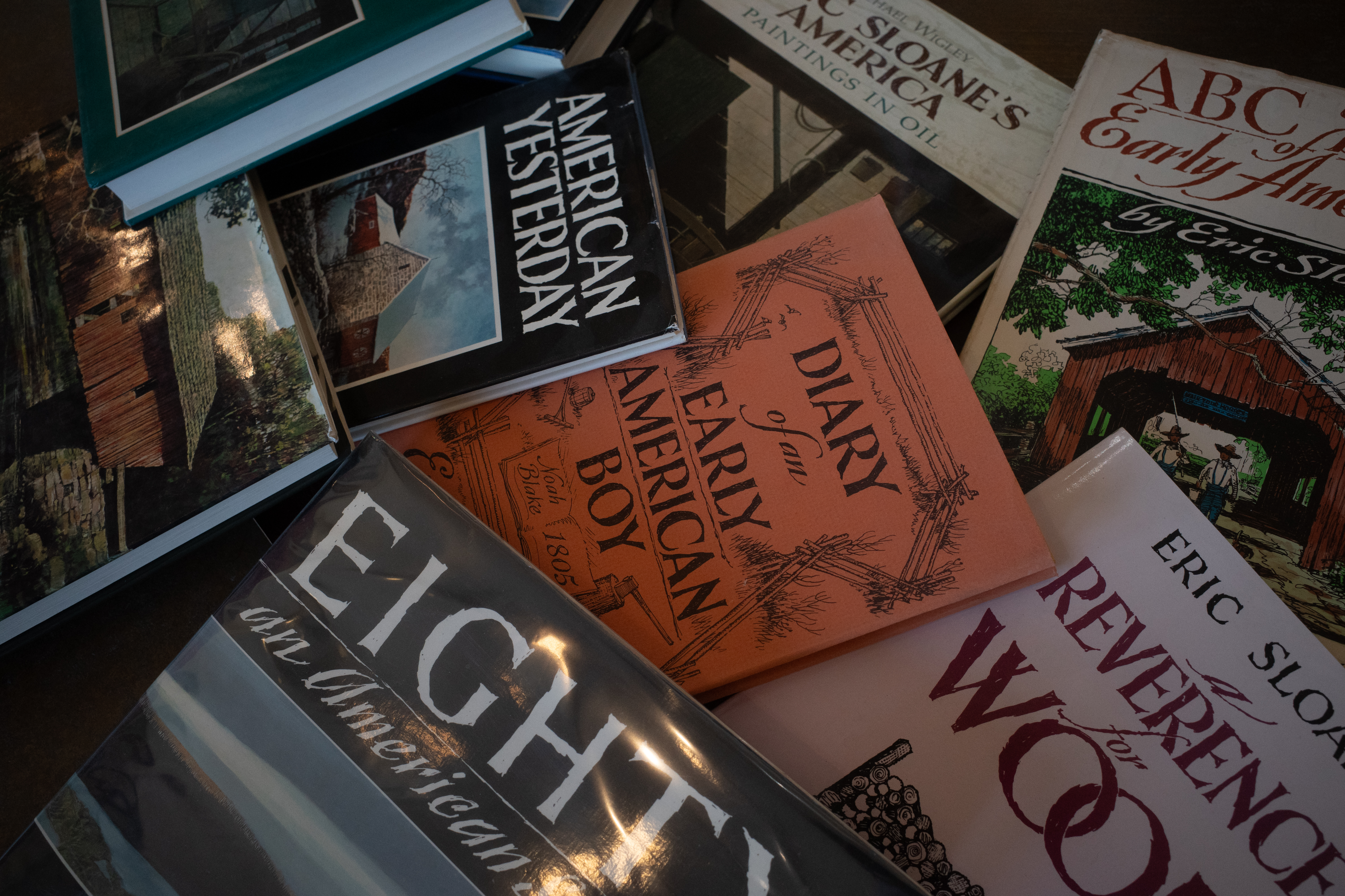 Photo of Eric Sloane's Books